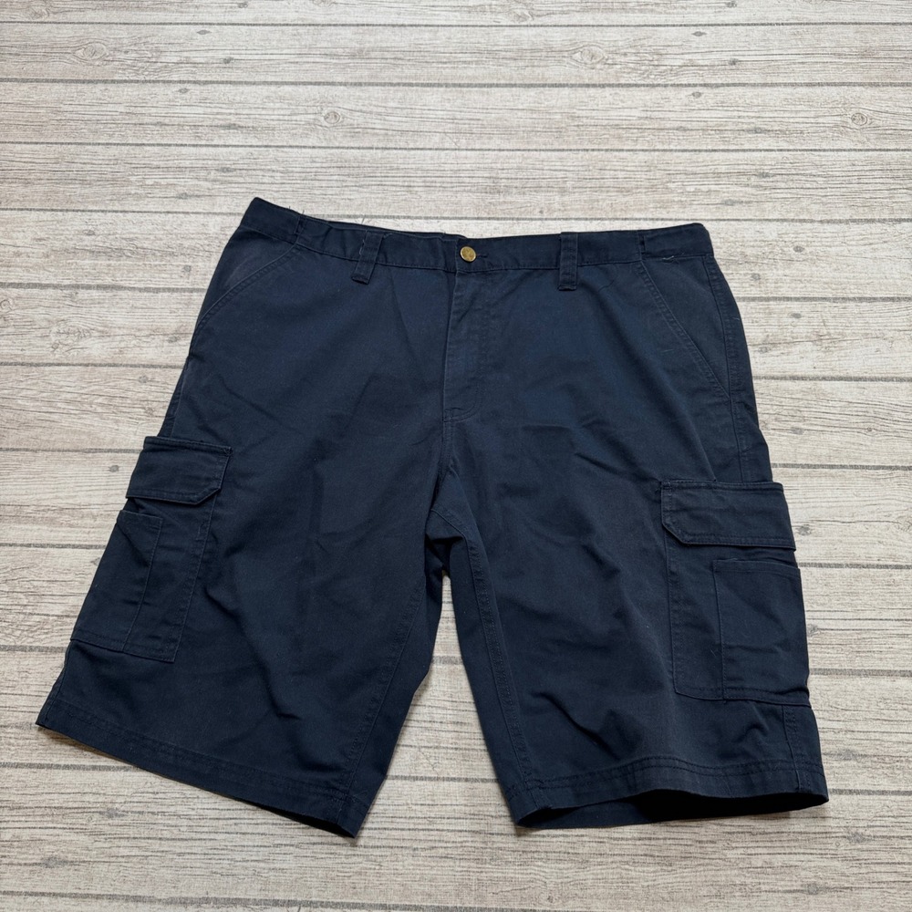 Tradesmax Pro Cargo Shorts Men's 40 Navy Blue Utility Hiking Workwear Outdoor